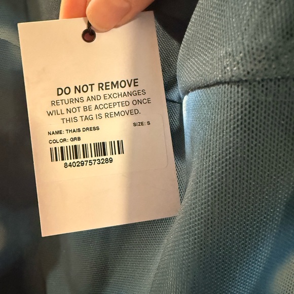 Miaou Blue Polka Dot Thais Maxi Dress - Picture 2 of 3